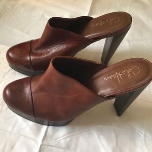 Nice brown heeled cole haan